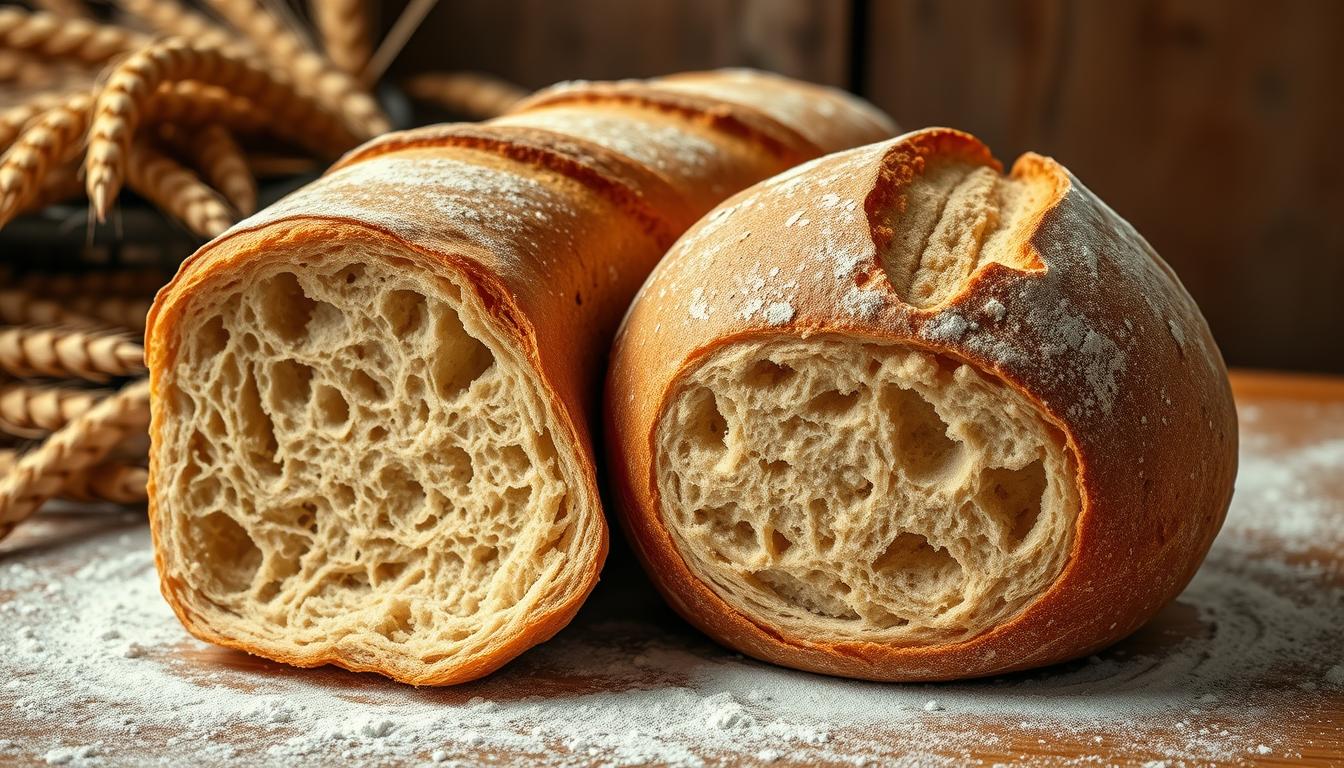 What is the difference between French and Italian bread ingredients?