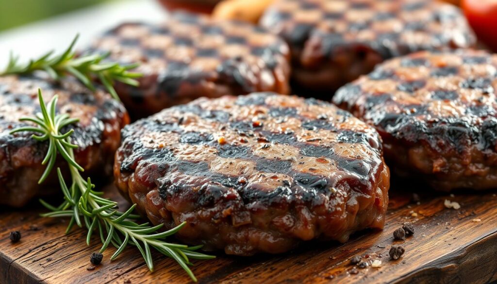 black angus beef patties