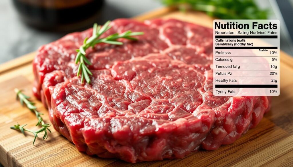 black angus beef patty nutrition