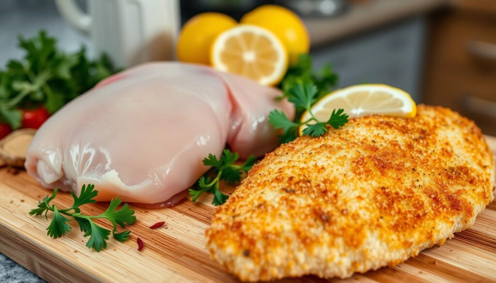 chicken breast and cutlet