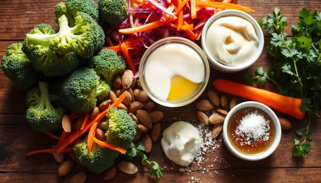 common broccoli slaw dressing ingredients