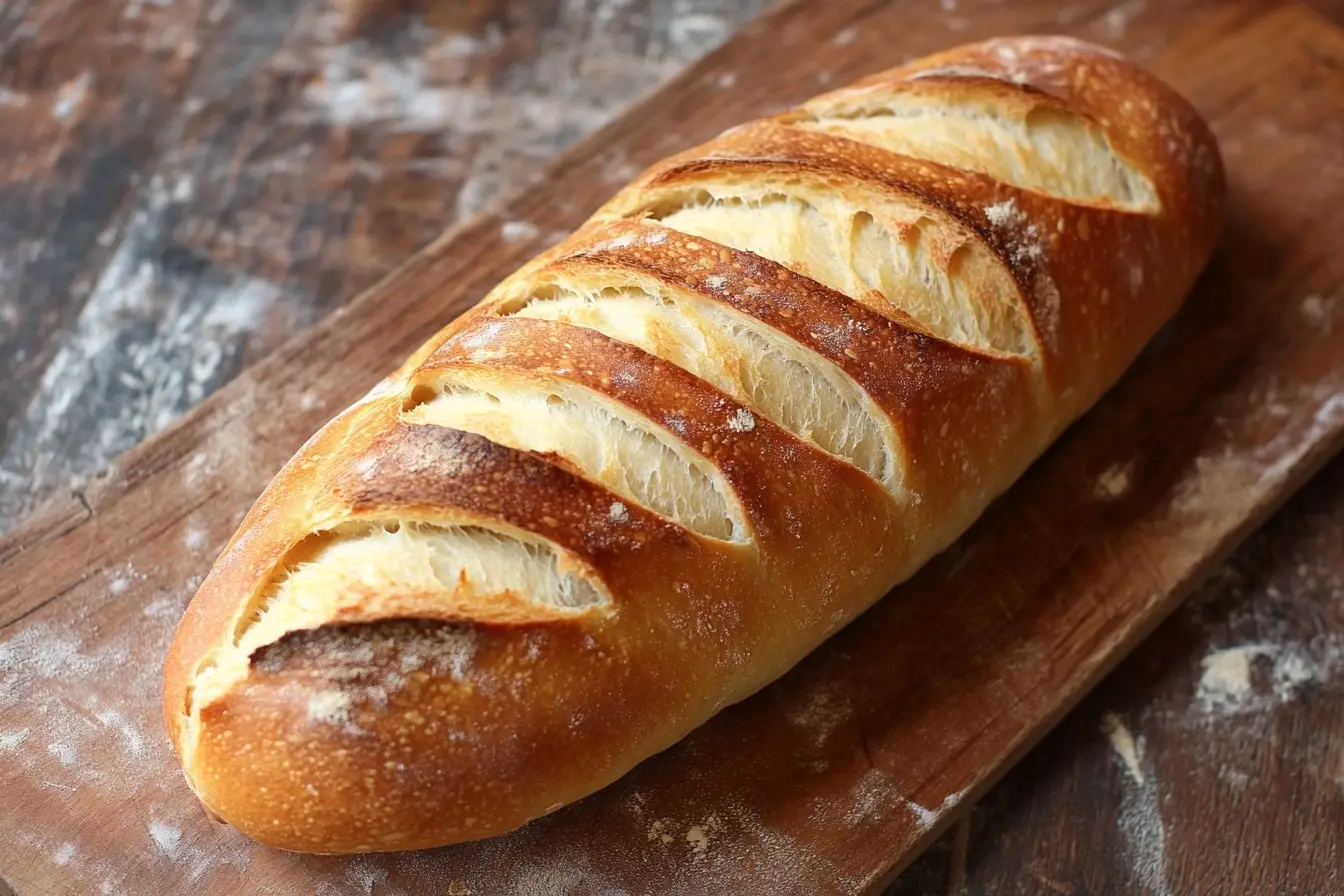 Baking french bread