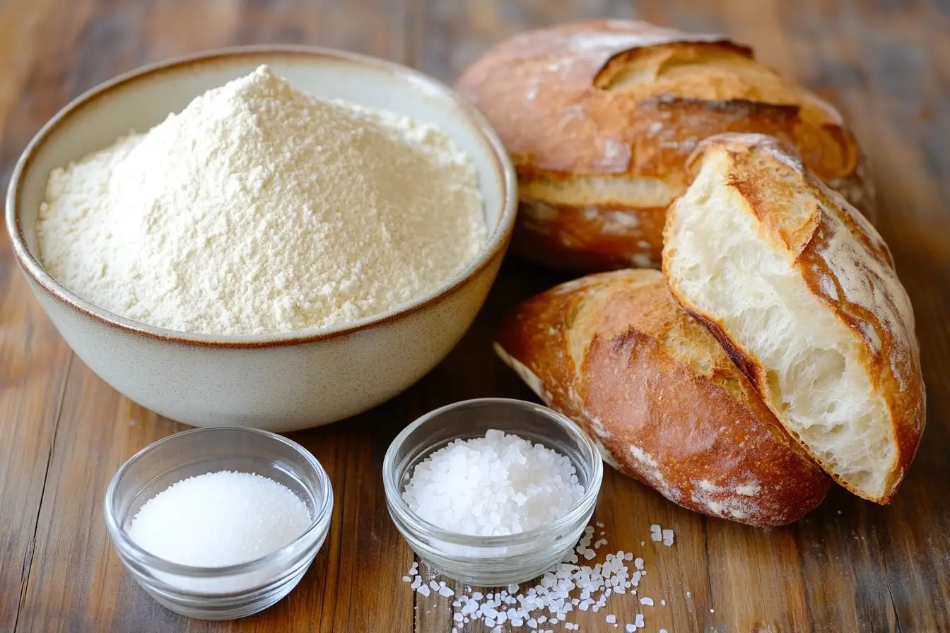 New Orleans French bread ingredients