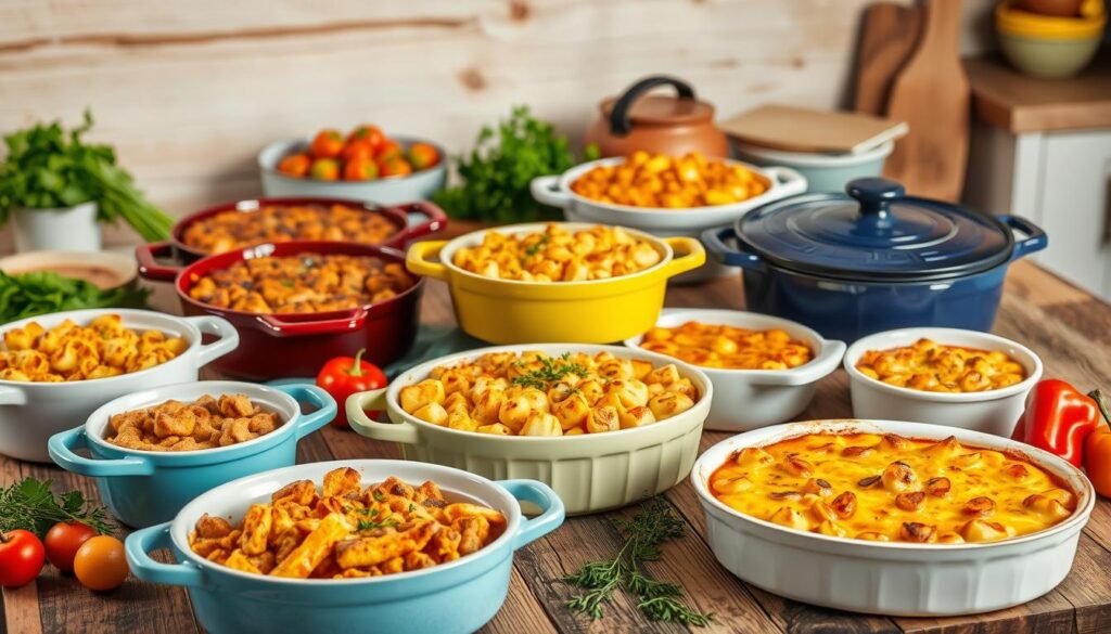 types of casserole dishes