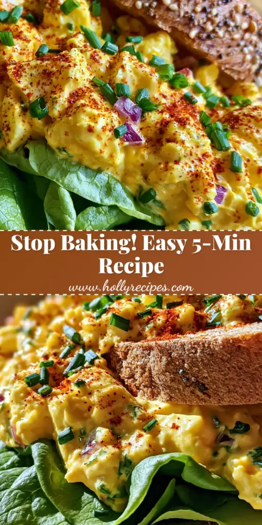 A close-up vertical shot of a gourmet egg salad sandwich on seeded sourdough with chives and paprika. (makeup)