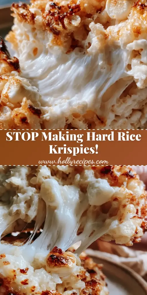 Rice Krispie Treats Recipe: The Ultimate Brown Butter & Gooey Marshmallow Guide 4 A handheld smartphone photo of a thick gourmet rice krispie treat being pulled apart to reveal a stretchy marshmallow core. (rice krispie treats recipe)